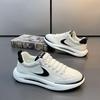 Summer Men's Shoes Comfortable and Lightweight Little White Shoes Men's Platform Sports Fashion Trend Breathable Casual Shoes
