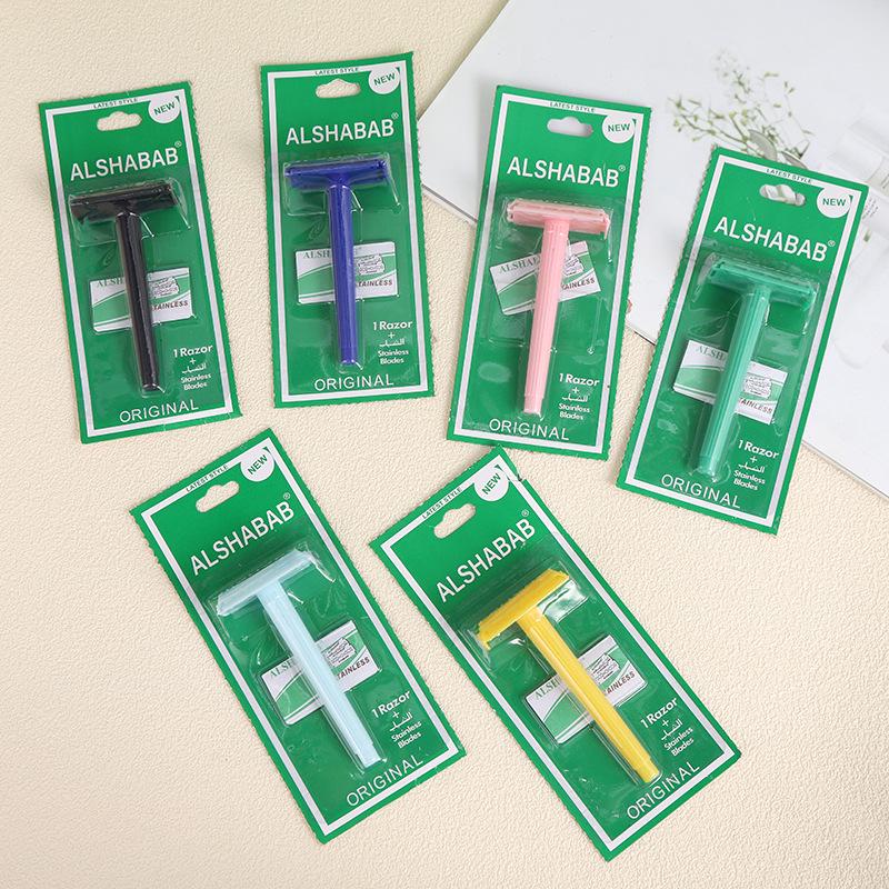 Disposable Double-Sided Manual Razor for Traditional Shaving