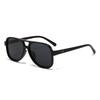 Fashion European and American pilots men's UV-proof sunglasses women's plain face small trend versatile sunglasses