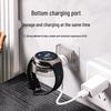 Wall-Mounted No-Drill Apple Watch Charging Stand and Storage Rack