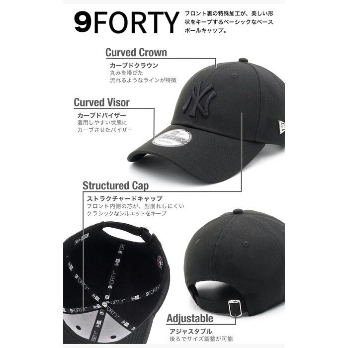 New Era 9FORTY Cap 15198823 (NY Black)
