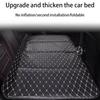 Universal Car Travel Bed Non-Inflatable Folding Car Travel Sleeping Mattress PU Leather Thickened Car Mattress for Car Traveling