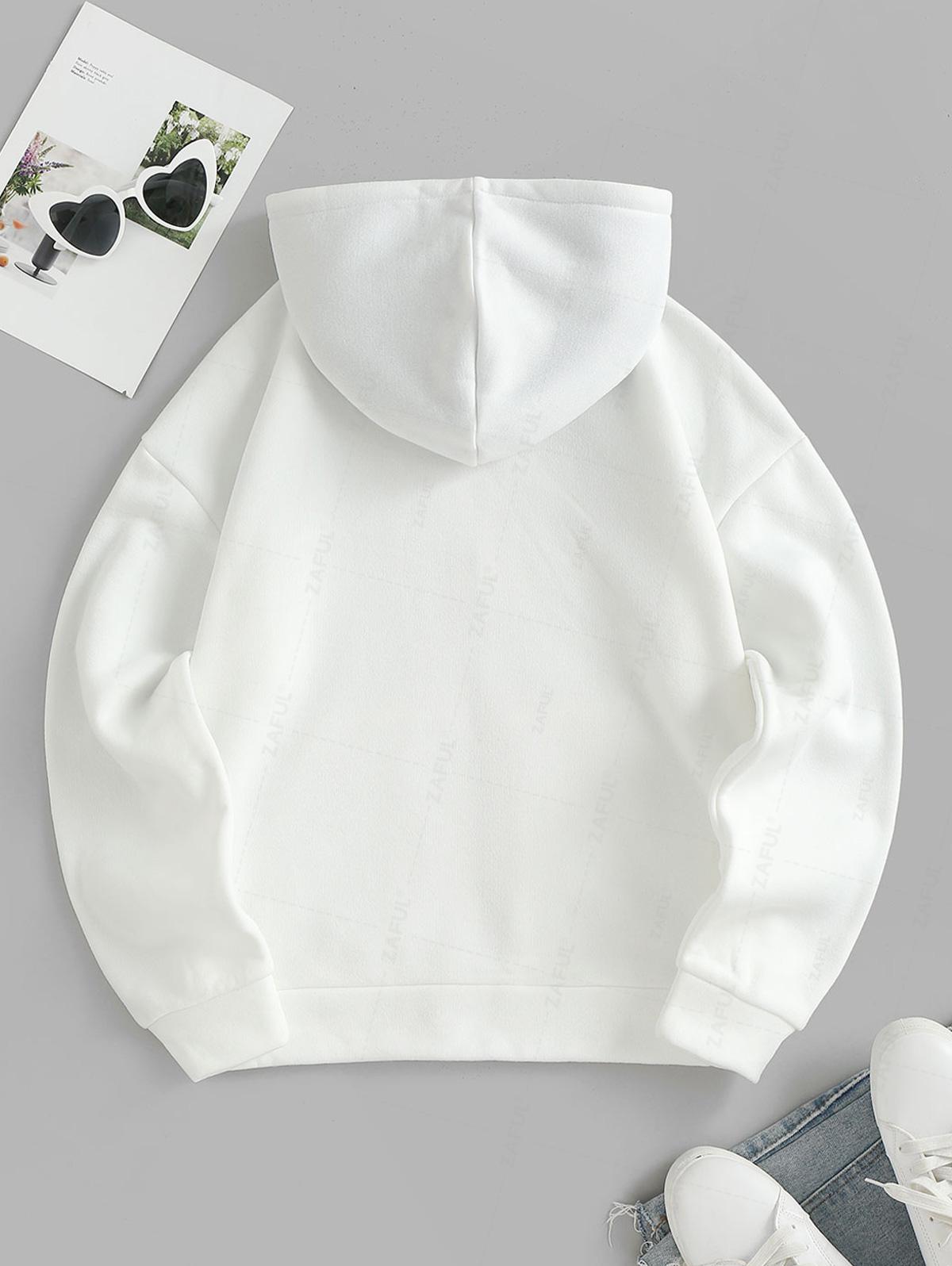 Толстовка с капюшоном ZAFUL Full Zip BROOKLYN NEW YORK с графическим покрытием — фото 2