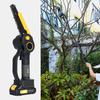 2-in-1 Cordless Pole Saw & Mini Chainsaw, Brushless Electric Chain Saw with 2 x 2.0Ah Battery, 4.9-7.5ft Adjustable Pole Saw for Tree Pruning