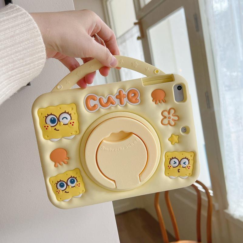 SpongeBob Silicone Protective Case for Xiaomi 5/6/7 Pro & Redmi Pad SE