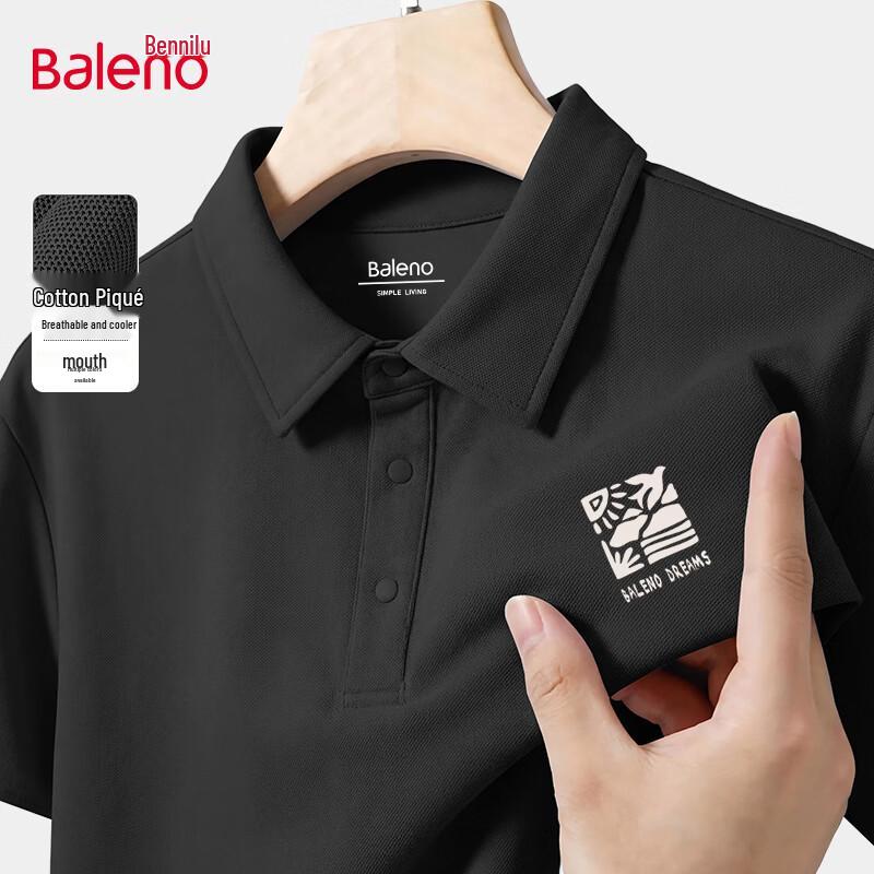 Baleno Men s 2026 Summer Casual Cotton Pique Polo Shirt XL