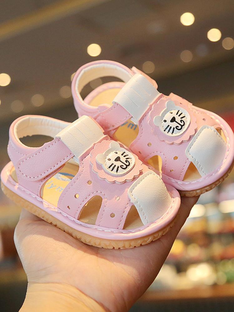 Sandalias Name Sandals for Girls 2025 Summer New Soft Leather Sandals for Boy 0-2 Years Baby Shoes Baby Walking Shoes Kids Shoes