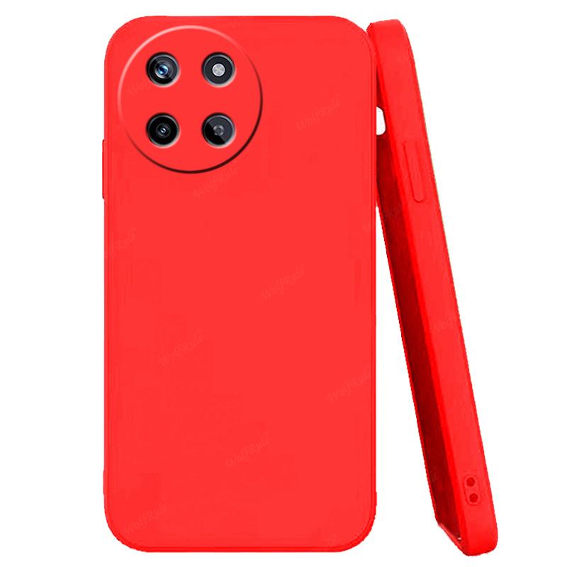 For Cover OPPO Realme 11 Case For OPPO Realme 11 Capas Phone Back Liquid Silicone Shockproof TPU Soft Cover Realme 11 4G Fundas