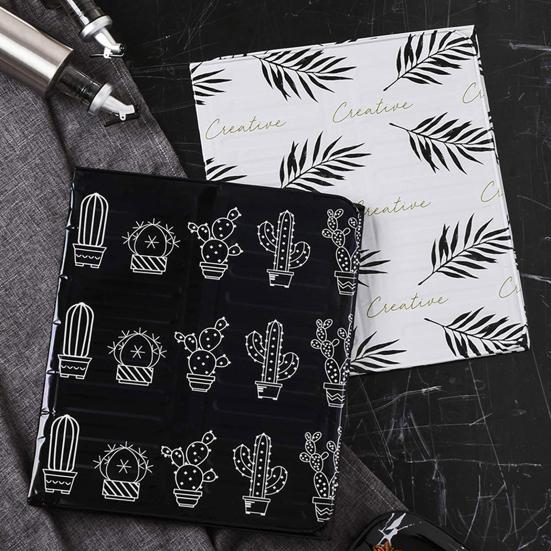 Protector contra salpicaduras de cocina Impresión de hojas moderna Plegable Resistente al calor Antiadherente Cocina de 3 lados Estufa para freír Tapa de metal con aislamiento de grasa a prueba de aceite