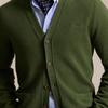 Polo Ralph Lauren FW24 Logo Wool Fashion Knit Sweater Men sweater Olive-Green MNPOSWE16822061-310