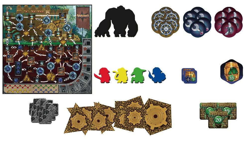 Arclight Temple of the Monkey King Japanese Ages Board Game Expansion Set Crank! Expansion (Full Version) (2-4 Players, 30-60 Minutes, 13+)