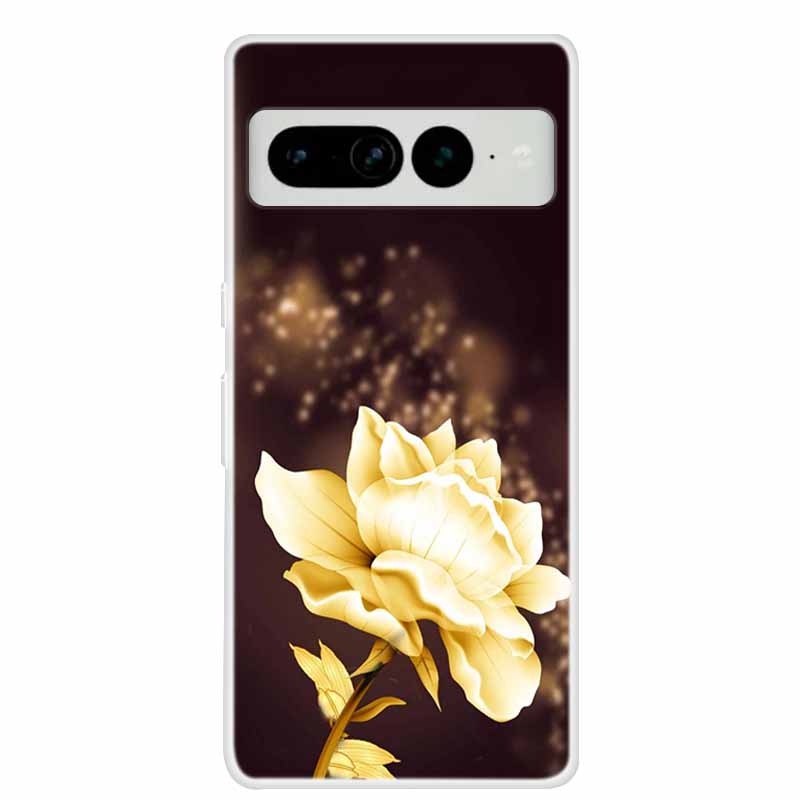 For Google Pixel 7 Pro Case Luxury Silicone TPU Soft Back Cover Phone Case For Google Pixel7 Pro Coque Audio Shockproof Funda