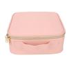 Travel Makeup Case with Large Lighted Mirror 3 Colors LED Brightness Portable Cosmetic Train Case