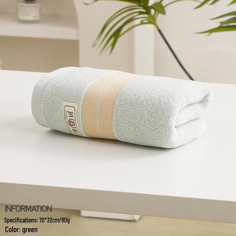 Individually Wrapped Antibacterial Cotton Face Towel - Grade A, Thick, Absorbent, Custom Embroidery Available 33*70 cm
