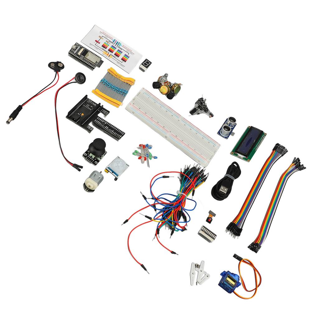 Kit di Apprendimento Motore Passo-Passo Programmabile per ESP32 WROVER Kit di Avviamento con Fotocamera per Istruzione Scolastica