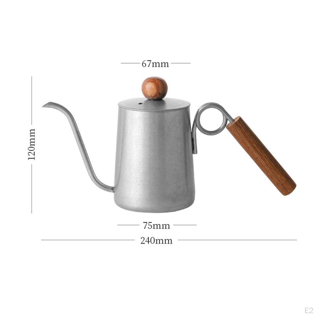 Kettle for Coffee and Tea, 350ml Drip Pot Office Cafe