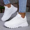 TUINANLE Chunky Women's Sneakers White Ladies Shoes Platform Sneakers