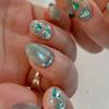 12grids 3D Colorful Round Nail Sequins Macaron Spliced Flower Polka Dot Nail Flakes Resin Dot Paillettes Nail Art Supplies Diy#8