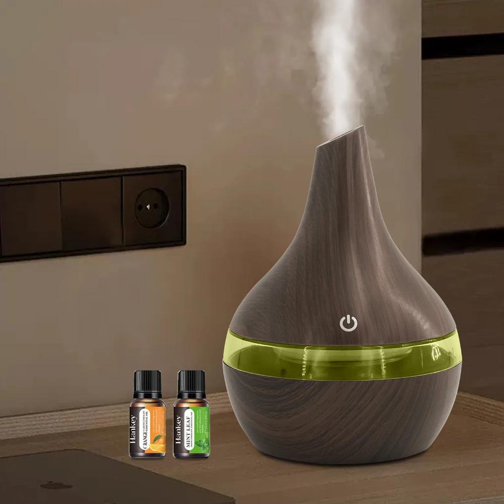 300ml USB Humidifier & Aromatherapy Diffuser for Home, Office & Travel  Includes Essential Oils