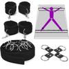 Sexy Adult Bed Restraint  Handcuff Leg Cuffs Bondage Gear SM Slave Sex Games Versatile Strap System Female Leg Spreader Toy