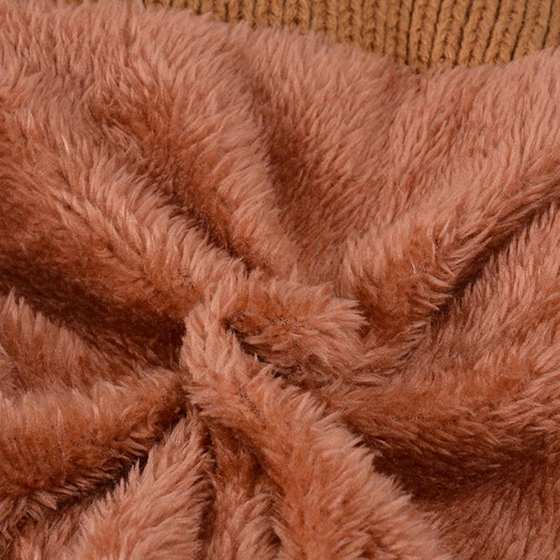 Hat Women Winter Windproof Glasses Pullover Knitted Hat Men Ski Fleece Warm Wool Hat Skullies Beanies Sleeve Cap