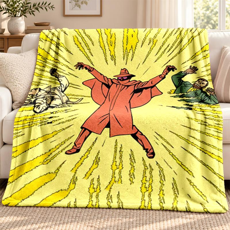 Blake and Mortimer blanket Flannel Blanket Soft Cozy Plush Throw for Sofa Bed Lightweight Home Decoration Outdoor camping