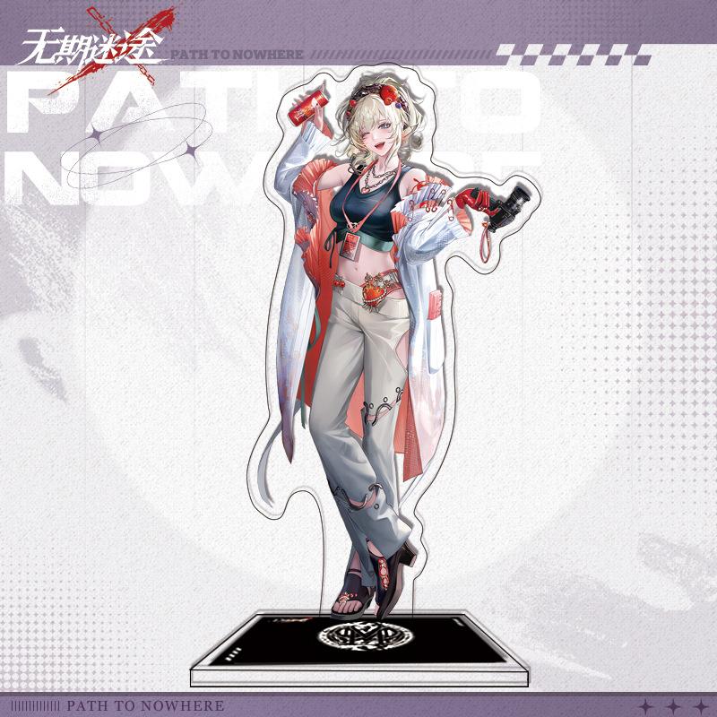Fans Gift Charm Game Anime Path to Nowhere HD Figures Zoya Hamel Demolia Acrylic Stand Series Desk Decor Collection About 15cm