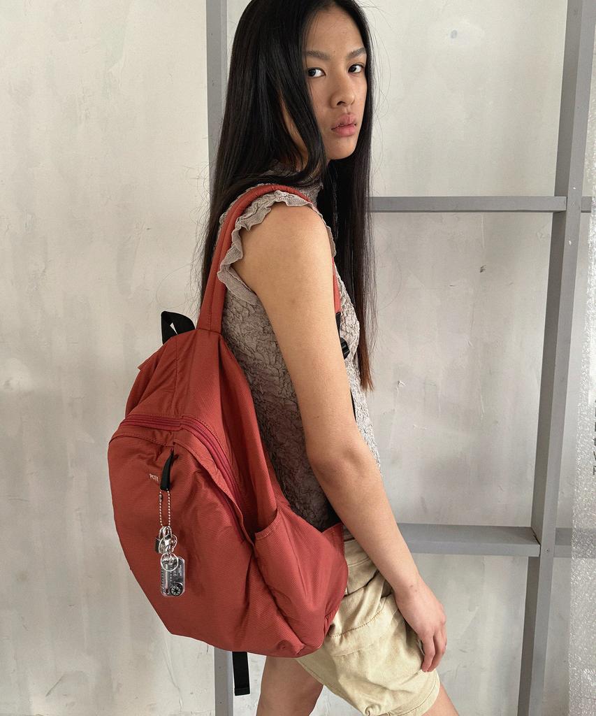 Pote 0002 Hyde Slot Classic Backpack_Orange Brick