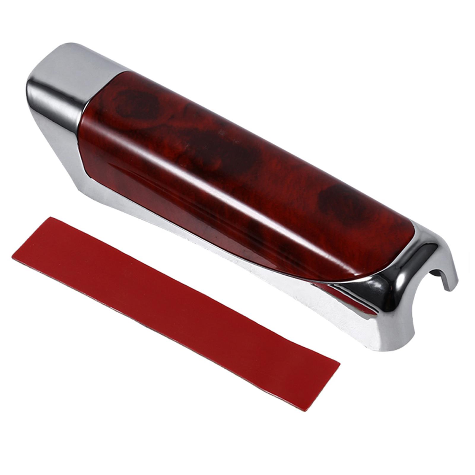 

Car Hand Brake Break Protector Decoration Cover Wooden