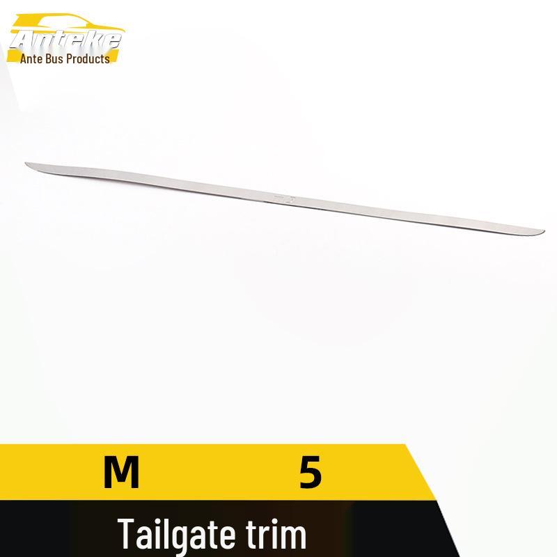 Haima M5 Trunk Trim Sticker: Stainless Steel Anti-Scratch Strip for Tailgate Decoration