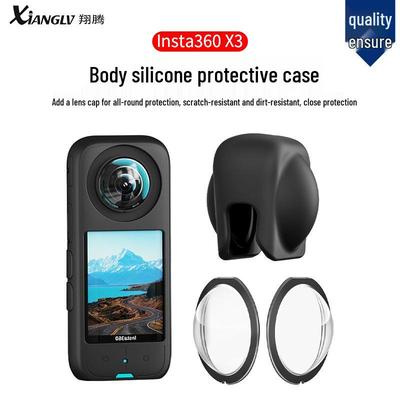 Insta360 X3/X4 Panoramiczna Kamera Sportowa Ochrona Obiektywu Silikonowe Etui