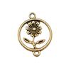Filigree Diamond Shaped Connectors Ornate Multi Loop Links For Jewelry