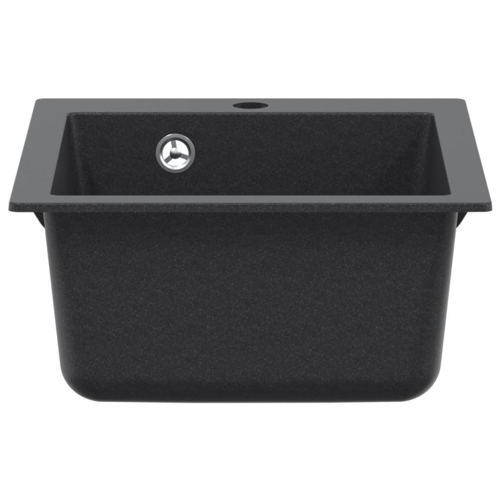 Kitchen Sink Single Bowl Granite 42.5 X 50 X 31 Cm Graphite