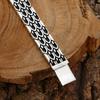 Silver Fashion Men's and Women's Chinese Style Trendy Wide Edition Serpentine Bracelet Retro Jewelry