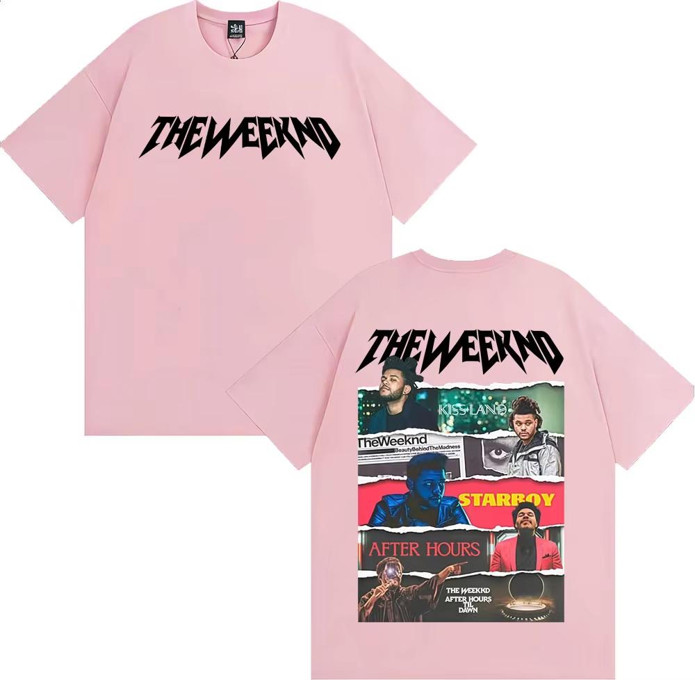 2026 HOT SALE The Weeknd After Hours Til Dawn Tour Unisex T-Shirt Harajuku Hip Hop High Street Style Unisex Fashion Women and Men T-shirt Short Sleeve