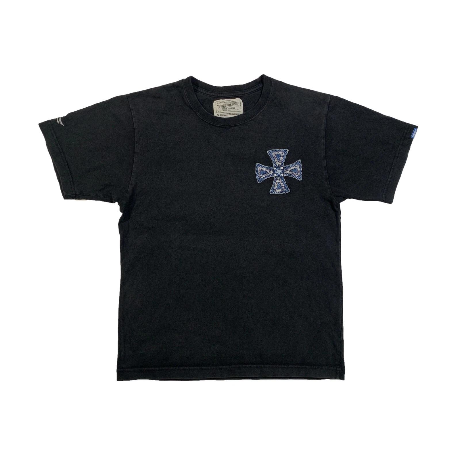 Футболка The Neighborhood Technical Apparel Япония С нашивками Крест Черная футболка S L