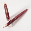 Platinum Bonita Fountain Pen 14K Gold Nib Fine Wine Red Vintage From Japan Used