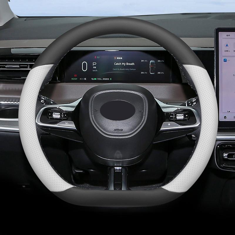Car Auto Steering Wheel Cover Wrap for GAC Trumpchi E8 E8pro Max 2026 2026 D Type on Steering-Wheel