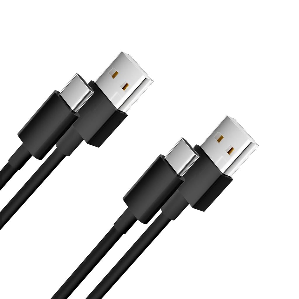 2-Pack Type C Cable Fast Charging USB A To USB C