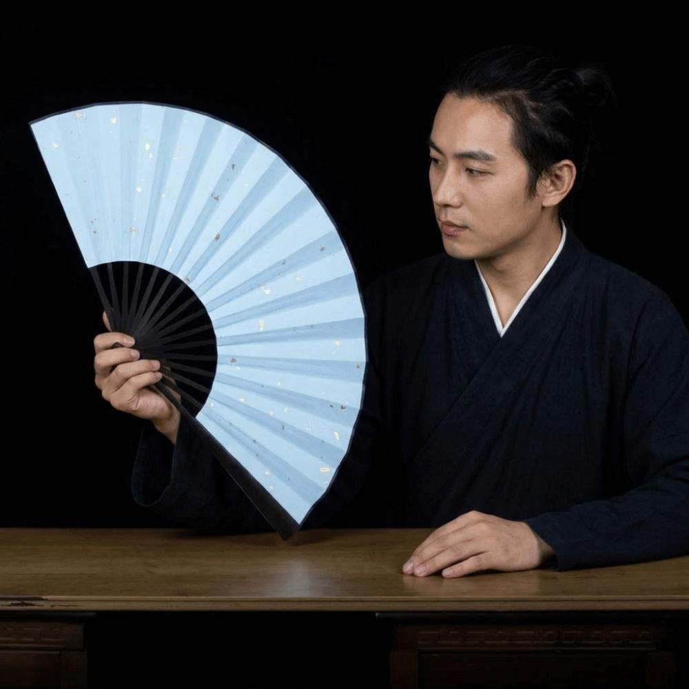 Handwritten Calligraphy Bamboo Folding Fan Antique Style Hand Fan Dance Fan  Calligraphy Painting