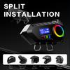 Interfono Bluetooth per Casco Y30 - Cuffie per Moto Impermeabili IP65 con Luci RGB