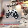 Fajny motocykl, płaski akryl 2D, dekoracja, odpowiedni na breloczki, plecak, Boże Narodzenie, Halloween
