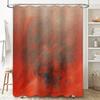 Red and Black Waterfall Shower Curtain with Abstract Design for Bathroom Decor Bath Mat Set Included (Size72x84 inches) on AliEx