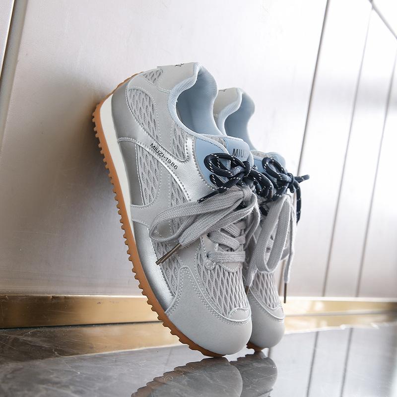 BN Mesh Breathable Forrest Gump Shoes Women's Summer New Platform Casual Shoes Retro Color Matching Sports Moral Training