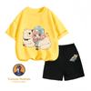 Children's Summer Cute SPY×FAMILY Cartoon Print Two-Piece Set, Fashionable Hot Sale, Boys and Girls