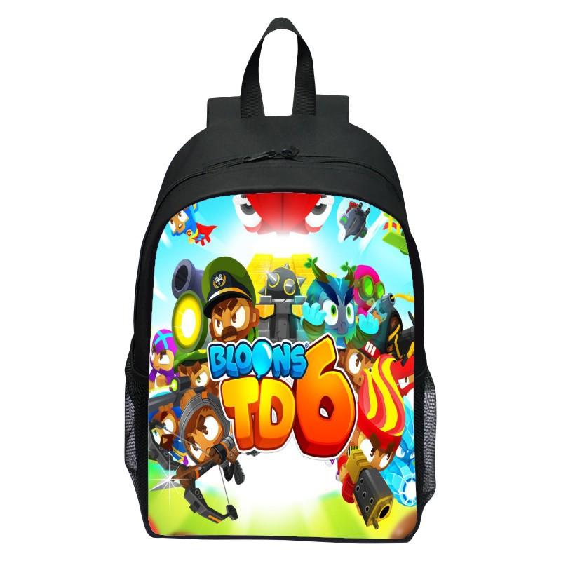 16 Inch Children's Backpack Balloon Tower Anti Bloons TD6 Backpack for Primary and Secondary School Student Boy and Girl Backpac
