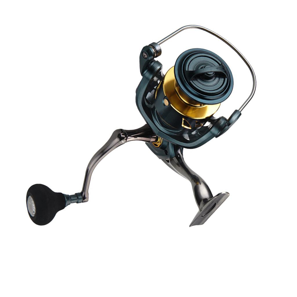 5.2:1 Spinning Reel CNC Metal Arm 3+1 BB Fishing Reel for Freshwater Saltwater Fishing SA2000
