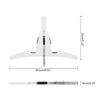 Portable Clarinet Stand Holder,Detachable Clarinet Stand,4Leg Clarinet Support Rest,Musical Instrument Display Stand