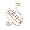 Baroque-style Baroque Flower Armlet Open-design Floral Arm Band Upper Arm Cuff  Festival