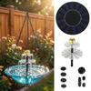 Household Solar Bird Bath Floating Water Feature Hanging Bird Bath Fountain  Yard Decoration